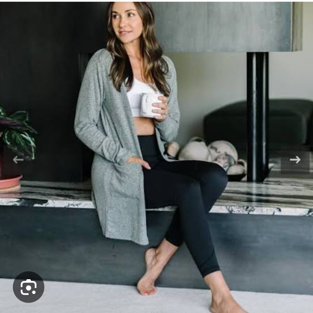 ZYIA Heather Gray Knit Cardigan